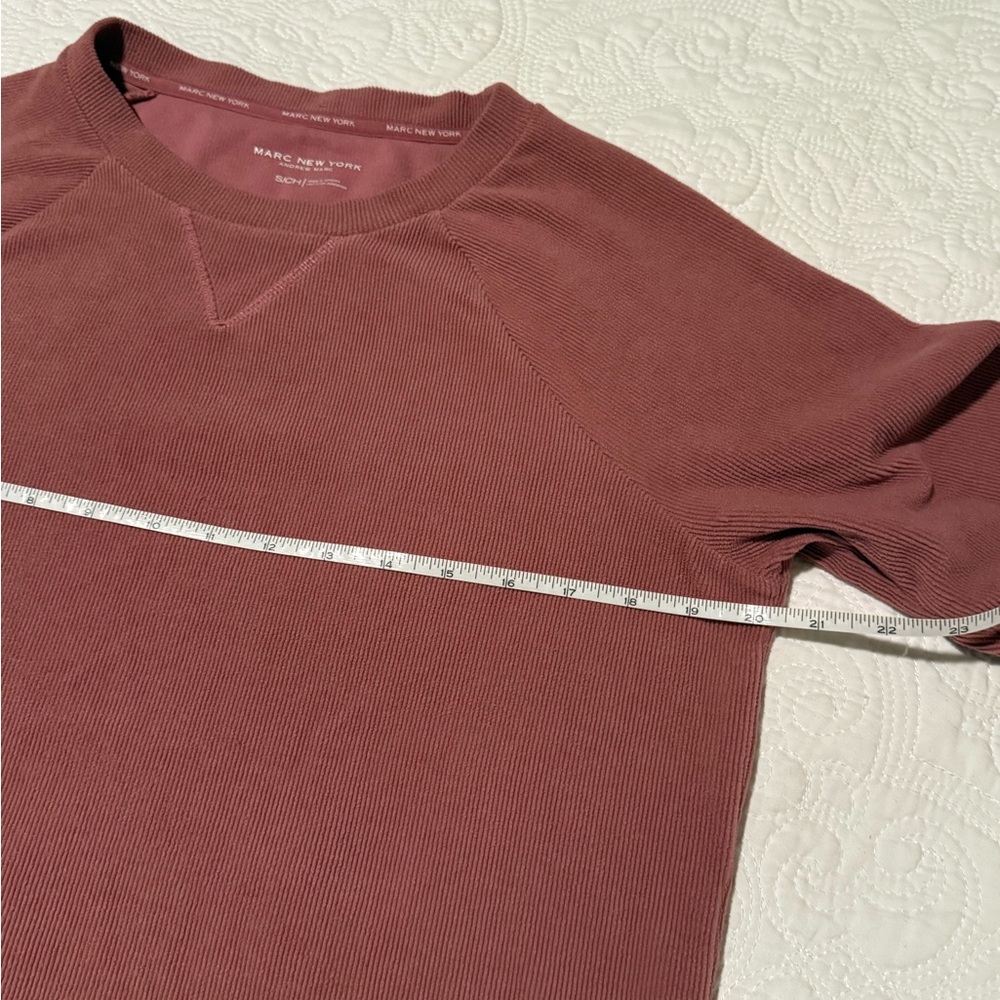 Marc New York Women's Dusty Rose Crewneck Sweater S - Picture 4 of 10
